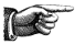 Printer's fist pointing right